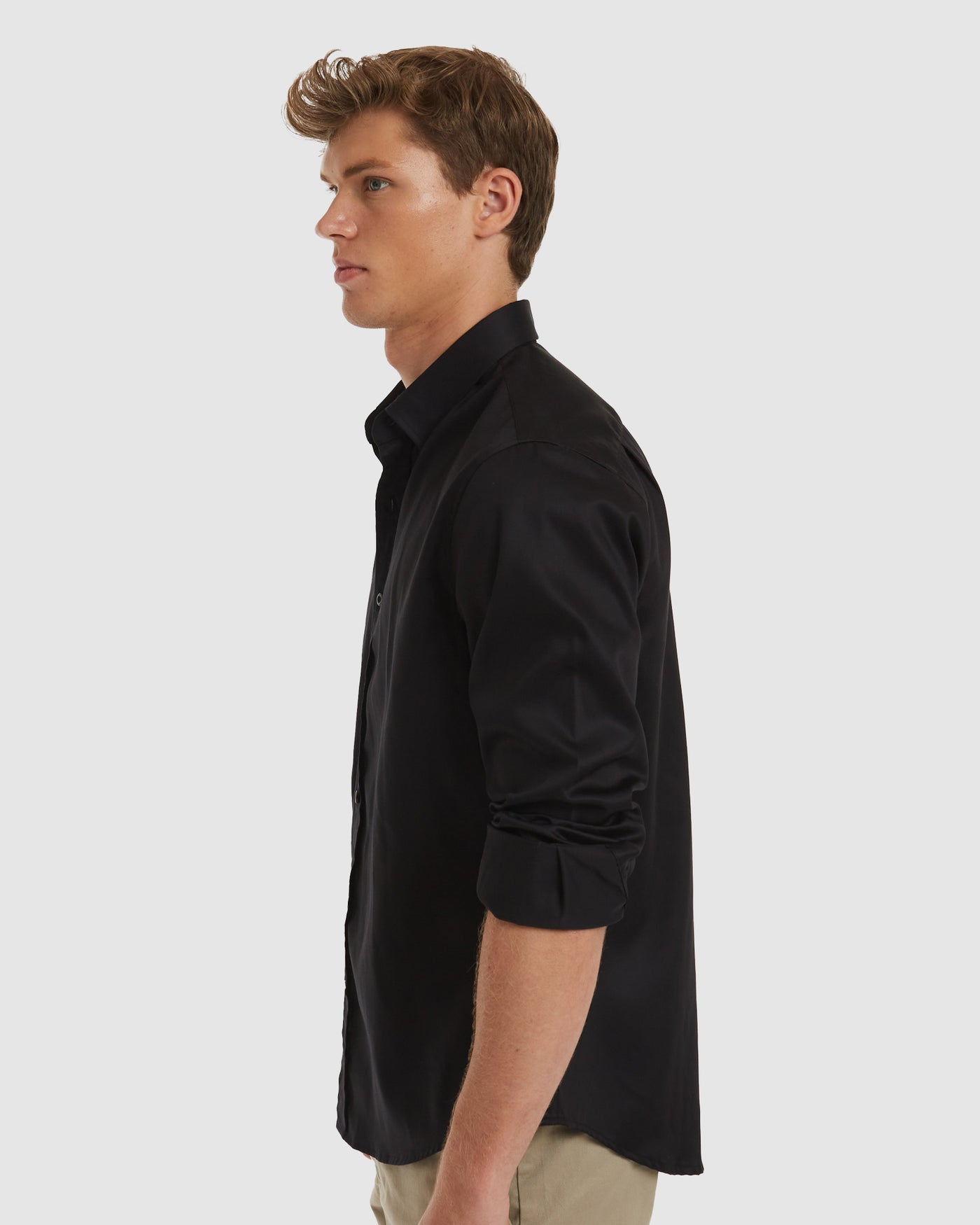 London Formal Black Shirt  - Non Iron Casual Fit